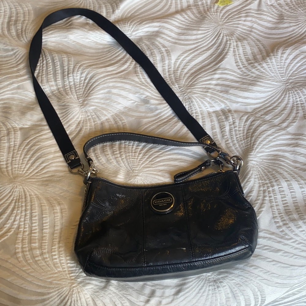 Black coach crossbody